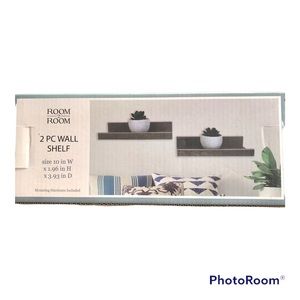 🌿 FARMHOUSE 2 PIECE WALL SHELF 🌿